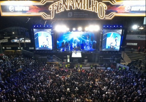 Imagens de drone mostram arena completamente lotada no show do Gusttavo; veja ao vivoLima