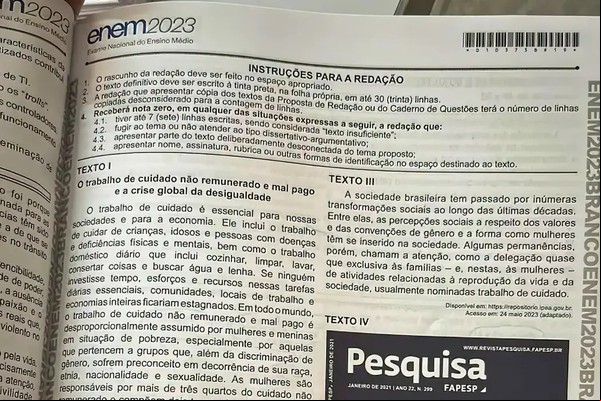 Enem: confira a cartilha da redação e tire suas dúvidas
