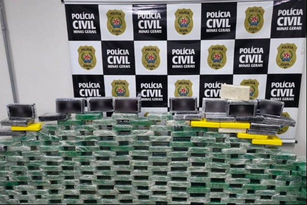 PC apreende em Minas mais de 230 kg de crack e cocaína que vieram da Bolívia