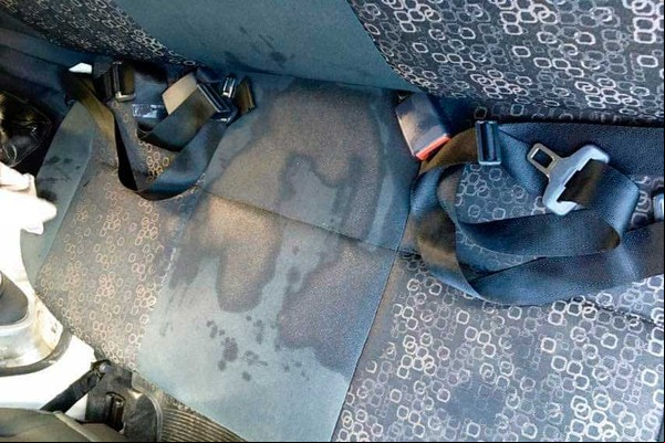 ageira urina em banco de carro de aplicativo e caso vai parar na polícia em Patos de Minas
