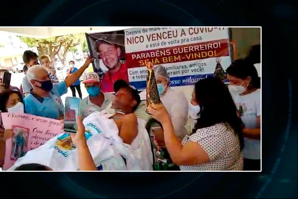 Com despesa de quase meio milhão, paciente que ou 66 dias lutando contra a Covid faz campanha