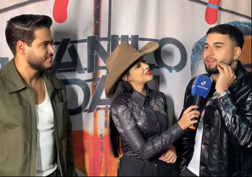 Danilo e Davi aconselham sobre haters em entrevista para o Patos Hoje; veja ao vivo