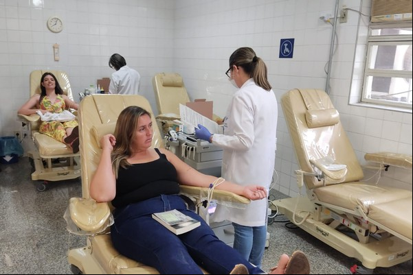 Hemocentro recebe mais de 80 doadores em manhã especial de doação em Patos de Minas