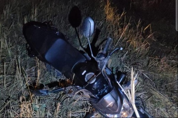Motociclista de 31 anos tem que ser socorrido após bater em animal de grande porte na MGC 354