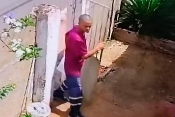 Homem tenta negar imagens, mas se convence e acaba preso por furto de máquina de pressão