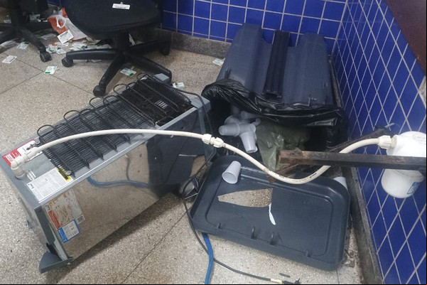 Homem faz quebradeira no Hospital Regional após ser impedido de visita fora do horário e acaba preso