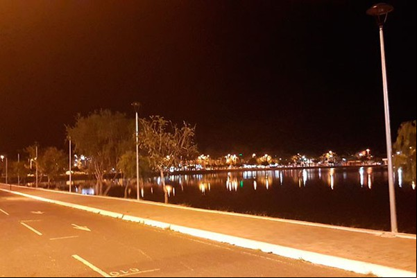 Homem sem uma das mãos é preso por roubo após pular na Lagoa Grande; comparsa também foi preso