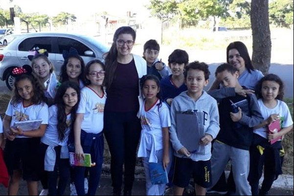 Alunos do Centro Educacional Criança Feliz visitam Ceasa Regional