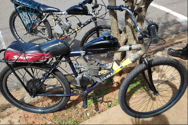 PM apreende bicicletas motorizadas e anuncia combate sistemático a infrações de trânsito em Patos de Minas